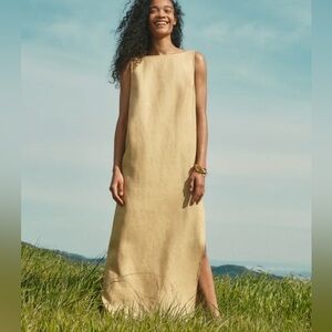 Reformation Marcie Linen Dress, NTW, Size S